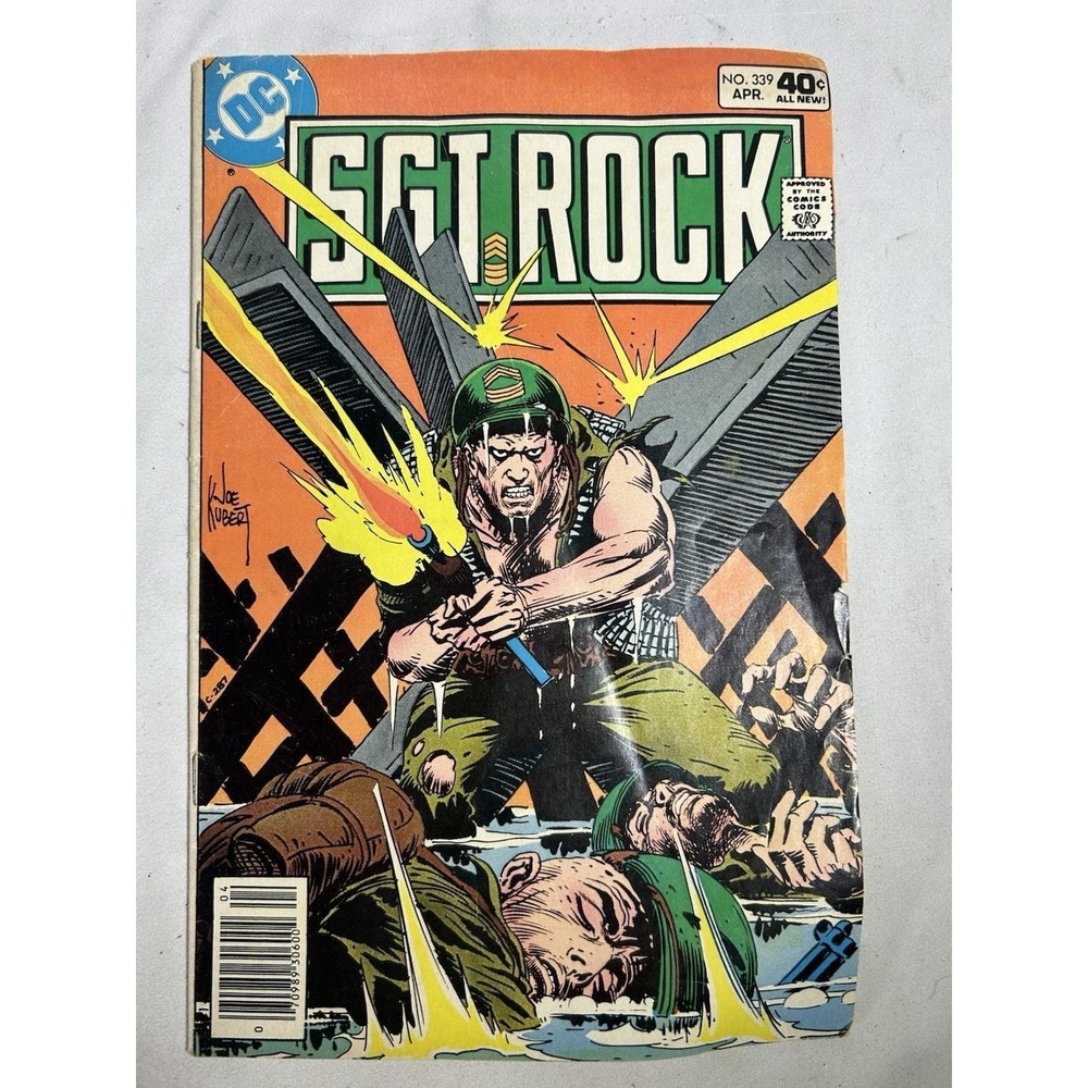 Vintage SGT Rock DC Comics Vol 29 No 339 April 1980 Army Military Collectible